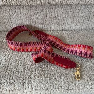 Unbranded colorful Woven Strap with Gold Hardware
